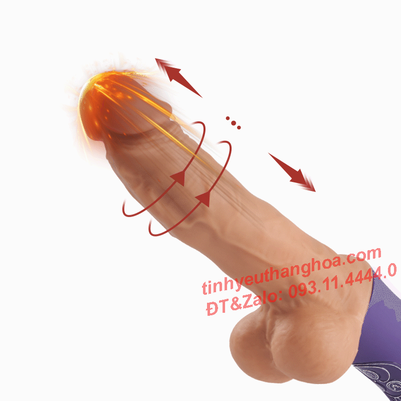 Dương Vật Giả Đa Năng Thụt Ngoáy Rung Phát Nhiệt Kích Thích