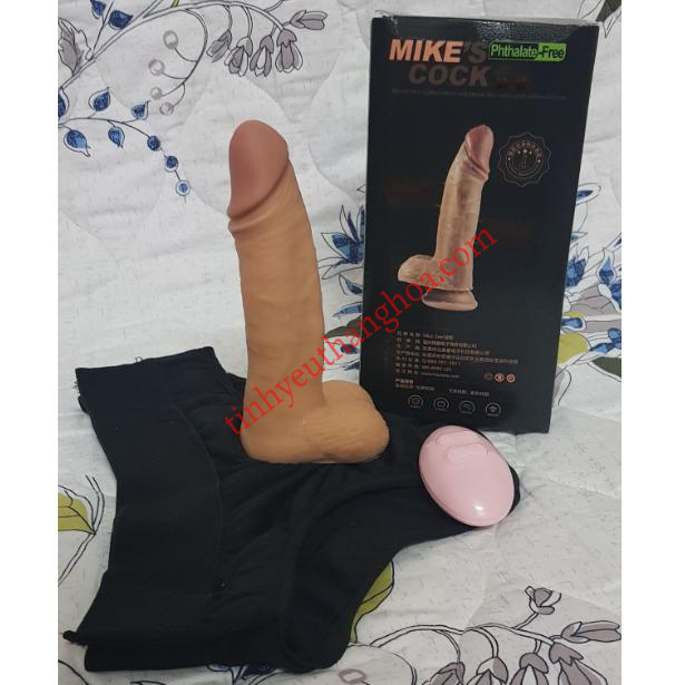 Quần Lót Dương Vật Giả Mềm Mịn Rung Điều Khiển Xa Kích Thích