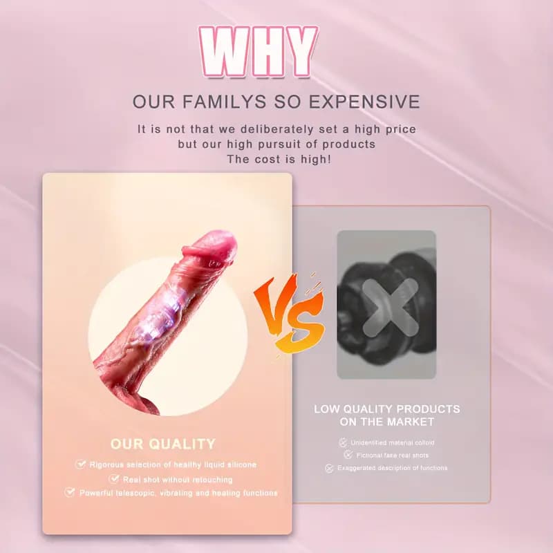 Dương Vật Giả Đa Năng Hút Chắc Thụt Rung Nhiệt Kích Thích