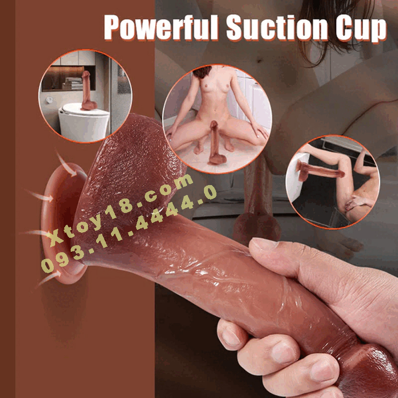 Multi-function Suction Base Dildo Remote Control Heated Vibrator