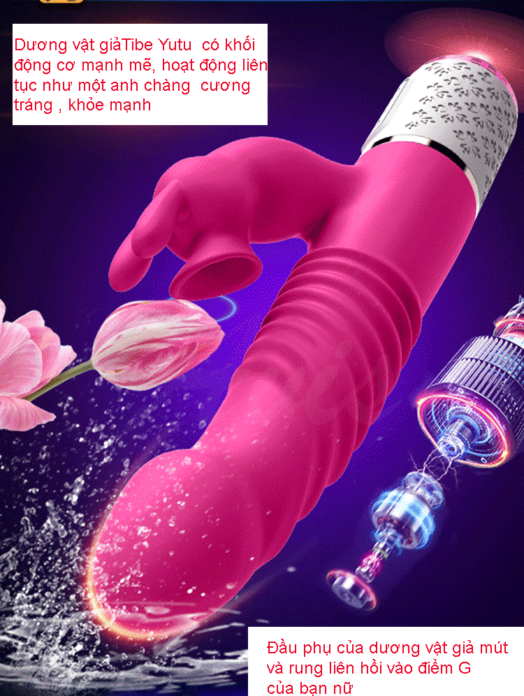 Dương Vật Giả Tibe Yutu Cao Cấp Rung Ngoáy Thụt Mút Thú Vị