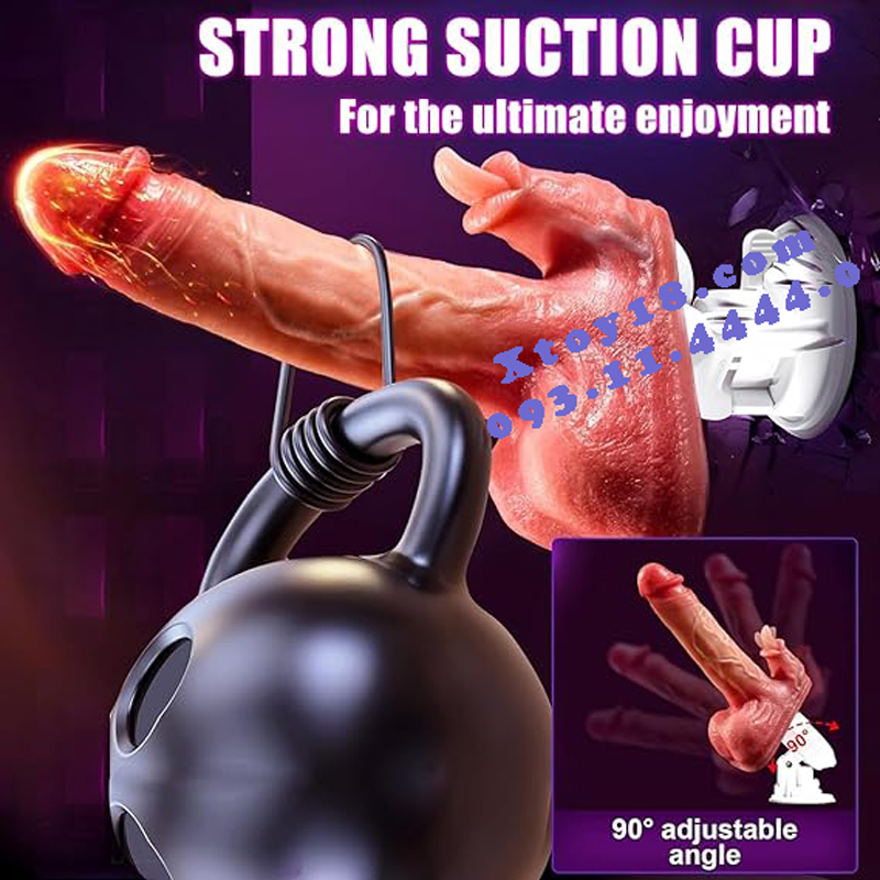 Dương Vật Giả Đa Năng AY Hút Mạnh Rung Nhiệt Kích Thích