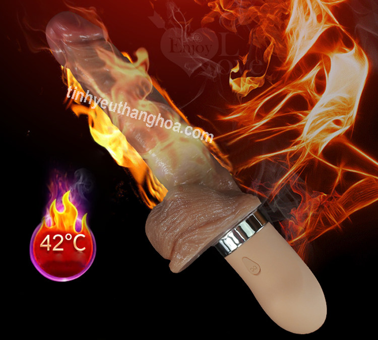 Dương Vật Giả Muscle Gun PRO rung thụt phát nhiệt đa chức năng tăng khoái cảm