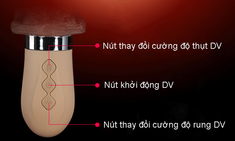 Dương Vật Giả Muscle Gun PRO rung thụt phát nhiệt đa chức năng tăng khoái cảm