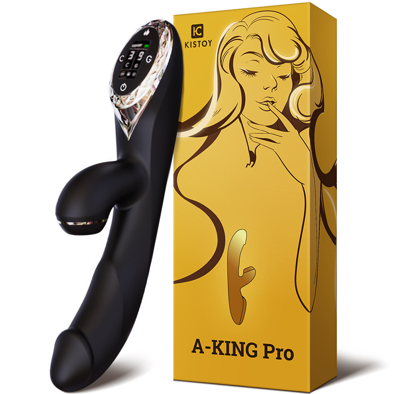 Dương vật giả A-KING PRO đa chức năng rung mút sưởi ấm cao cấp