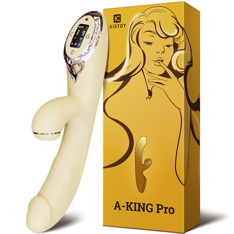 Dương vật giả A-KING PRO đa chức năng rung mút sưởi ấm cao cấp