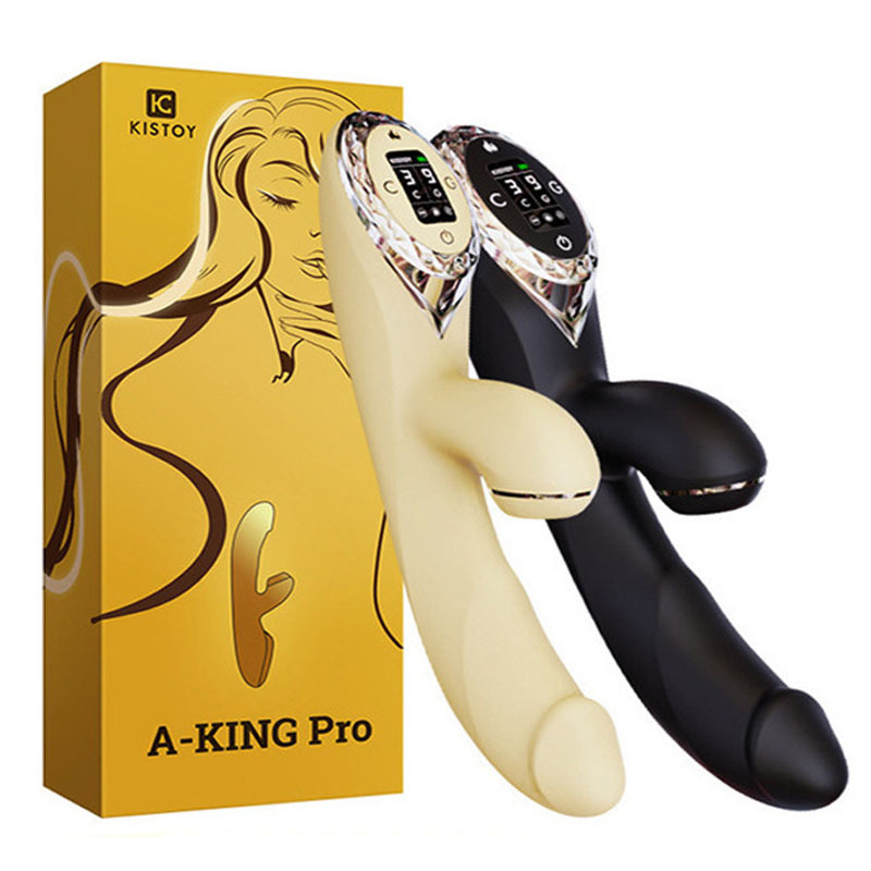 Dương vật giả A-KING PRO đa chức năng rung mút sưởi ấm cao cấp