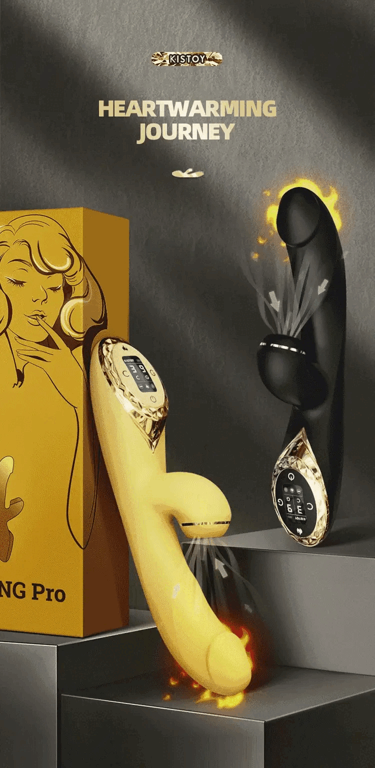 Dương vật giả A-KING PRO đa chức năng rung mút sưởi ấm cao cấp