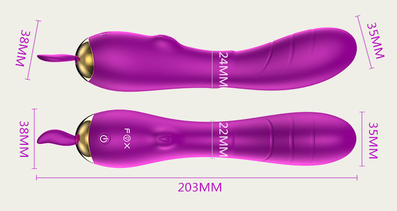 Máy Massage G Cao Cấp FOX Phát Nhiệt Tăng Hưng Phấn