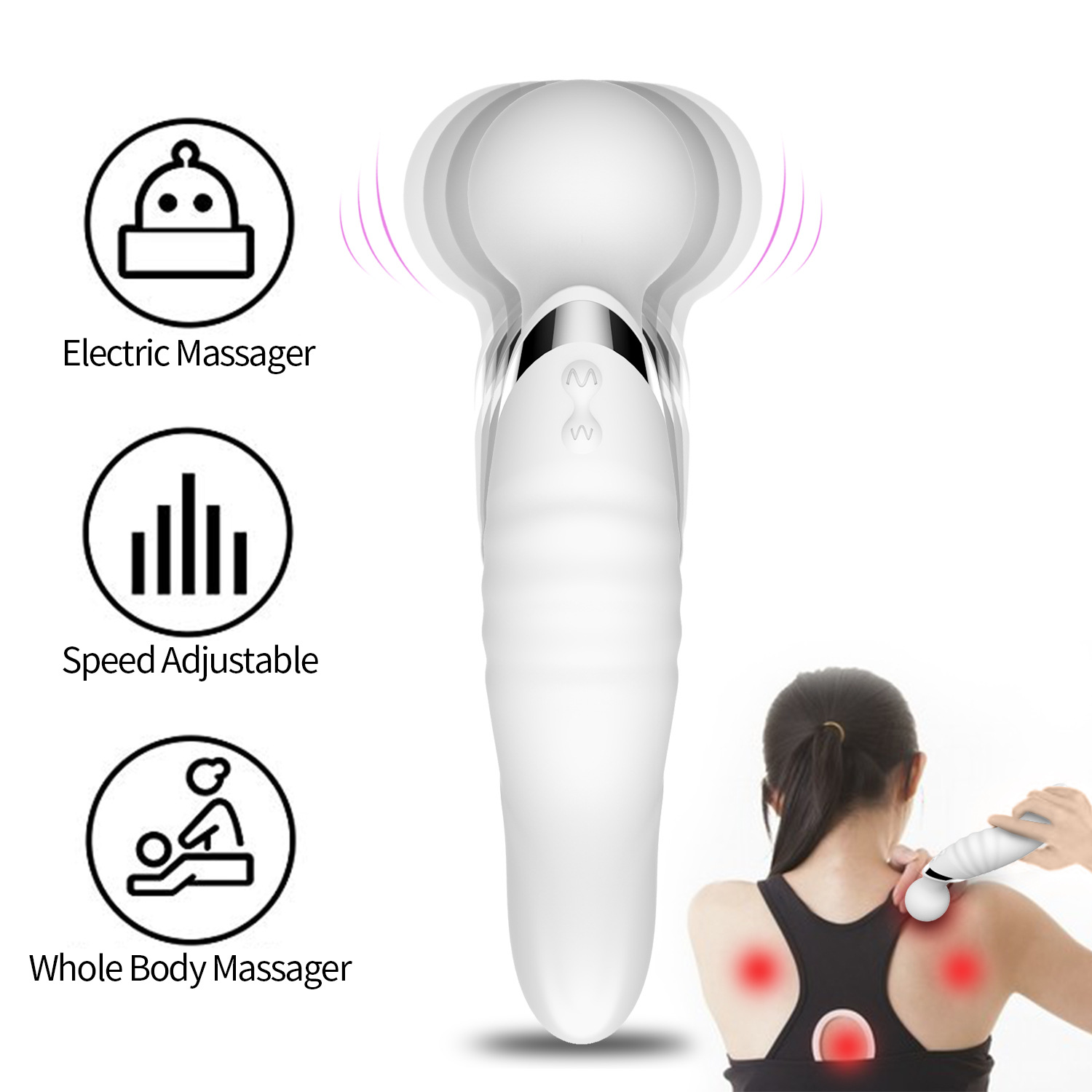 Máy Massage Điểm G SEXEN 2 Đầu Rung, 10 Chế Độ, Cao Cấp, Siêu Phê Máy Massage Điểm G SEXEN 2 Đầu Rung, 10 Chế Độ, Cao Cấp, Siêu Phê