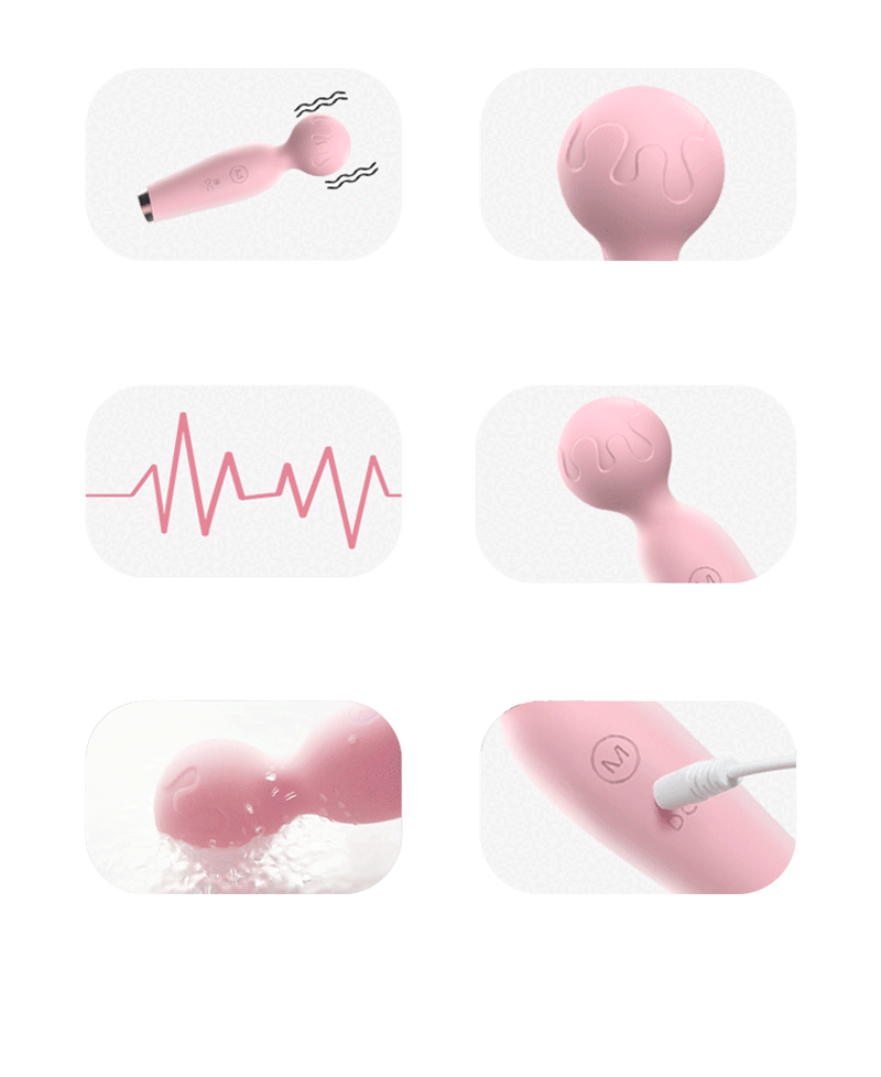 Máy Massage Điểm G Mini LILO - Tặng Kèm 2 Đầu Massage Cực Phê