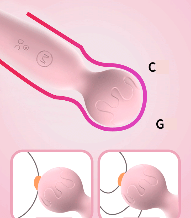 Máy Massage Điểm G Mini LILO - Tặng Kèm 2 Đầu Massage Cực Phê