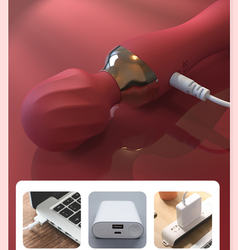 Máy Massage Điểm G SAGAN 2 Đầu Rung Tăng Khoái Cảm Nóng