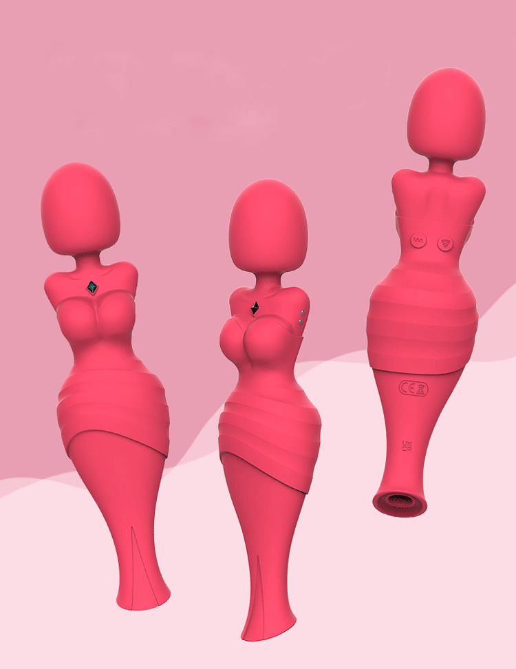 Máy Massage Đa Năng 2 Đầu Rung Hút Tăng Khoái Cảm Mạnh