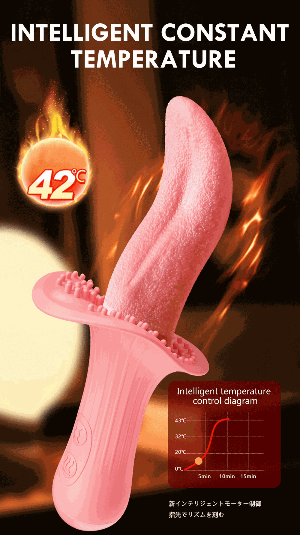 Lưỡi liếm tự động cao cấp, đồ chơi tình dục, dễ sử dụng