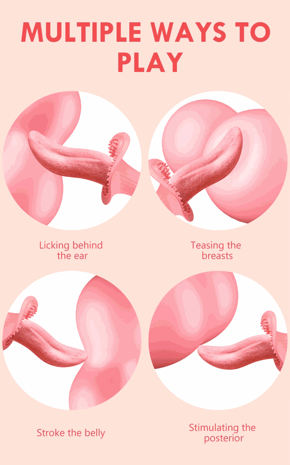 Lưỡi liếm tự động cao cấp, đồ chơi tình dục, dễ sử dụng