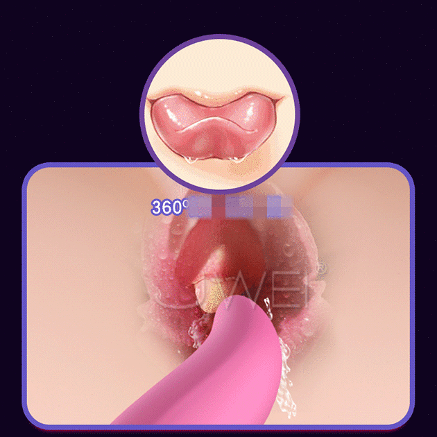 Máy massage điểm G liếm rung phát nhiệt mạnh