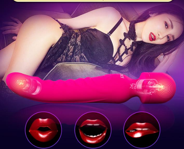 Máy Massage Điểm G XLOVE 2 Đầu Rung Phát Nhiệt - Tặng Kèm Dầu Massage