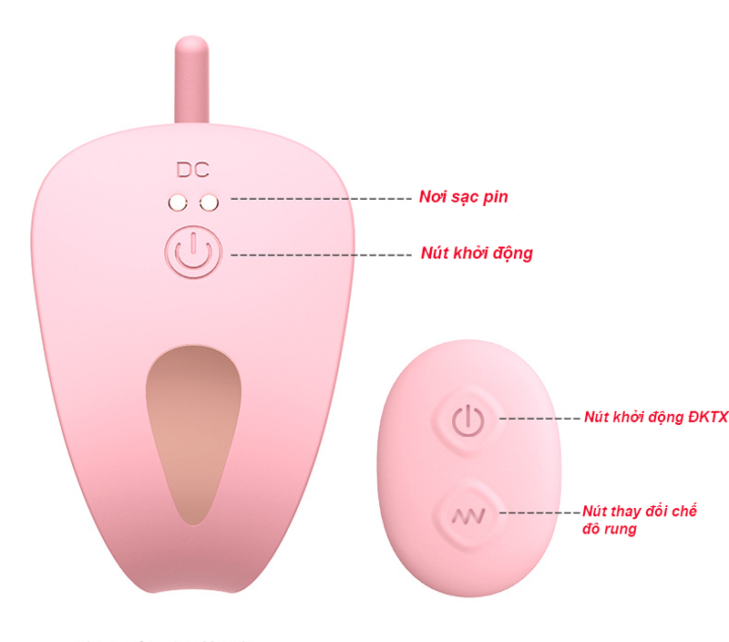 Quần Lót Rung Yunai Điều Khiển APP Không Dây Cao Cấp Sành Điệu