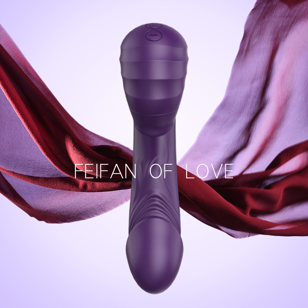 Máy Massage Điểm G Rockchip Queen 2 Đầu Rung Mút Gợn Sóng Mới