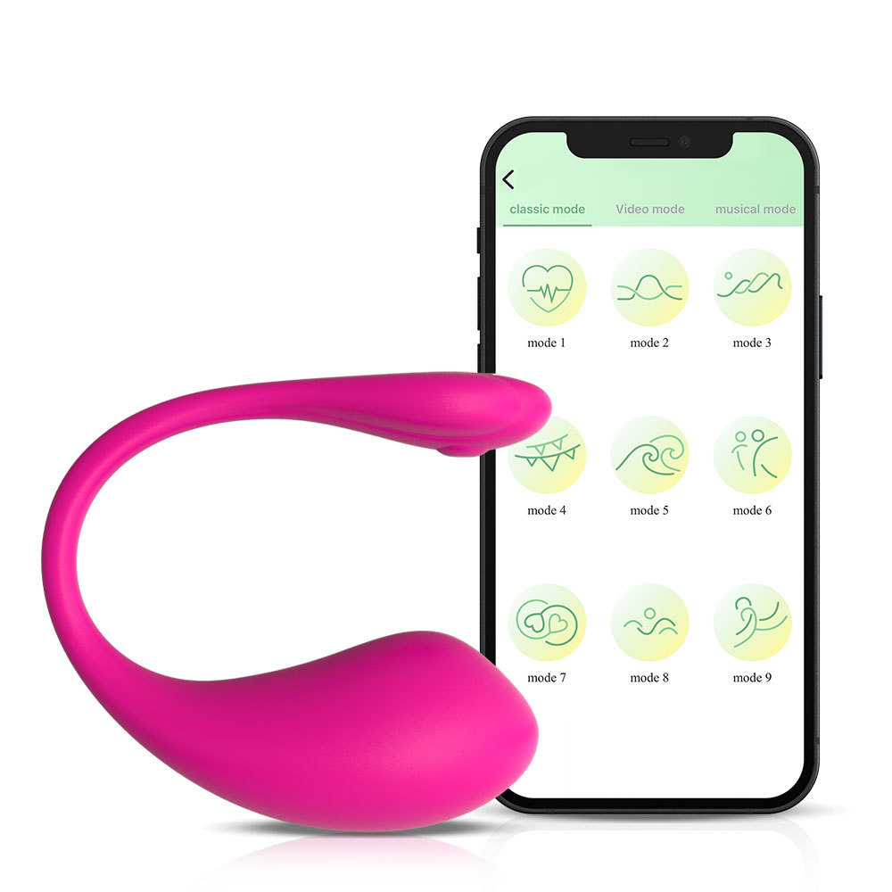 Trứng rung cao cấp LUSH điều khiển từ xa qua app silicone mềm mại 