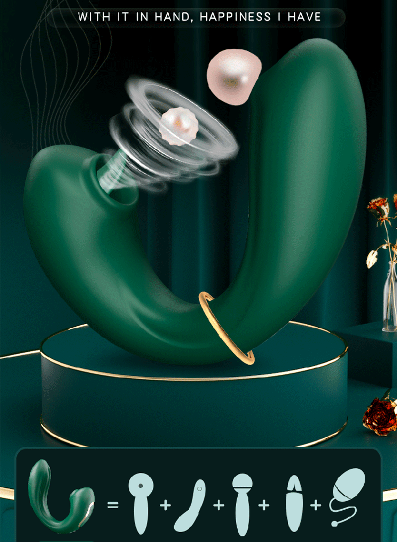 Trứng rung JIUAI 2 đầu cao cấp kích thích liếm mút cực phê Trứng rung JIUAI 2 đầu cao cấp kích thích liếm mút cực phê