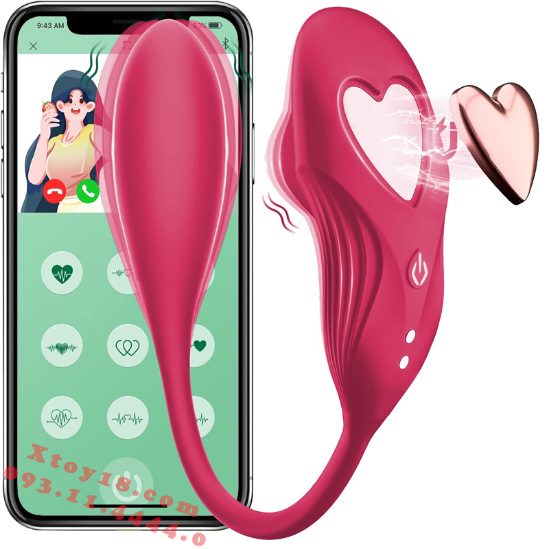 Trứng Rung BOCO 2 Đầu Điều Khiển Từ Xa APP, Siêu Phẩm