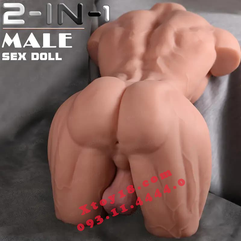 Búp Bê Tình Dục Nam 3D Size Lớn Silicon Cao Cấp Bảo Hành 24 Tháng