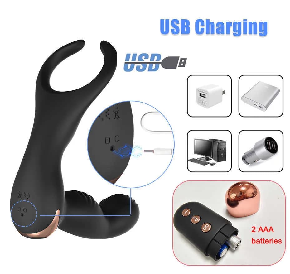 Dụng Cụ Massage Hậu Môn LILO STEVE 2 Đầu Rung APP Kích Thích