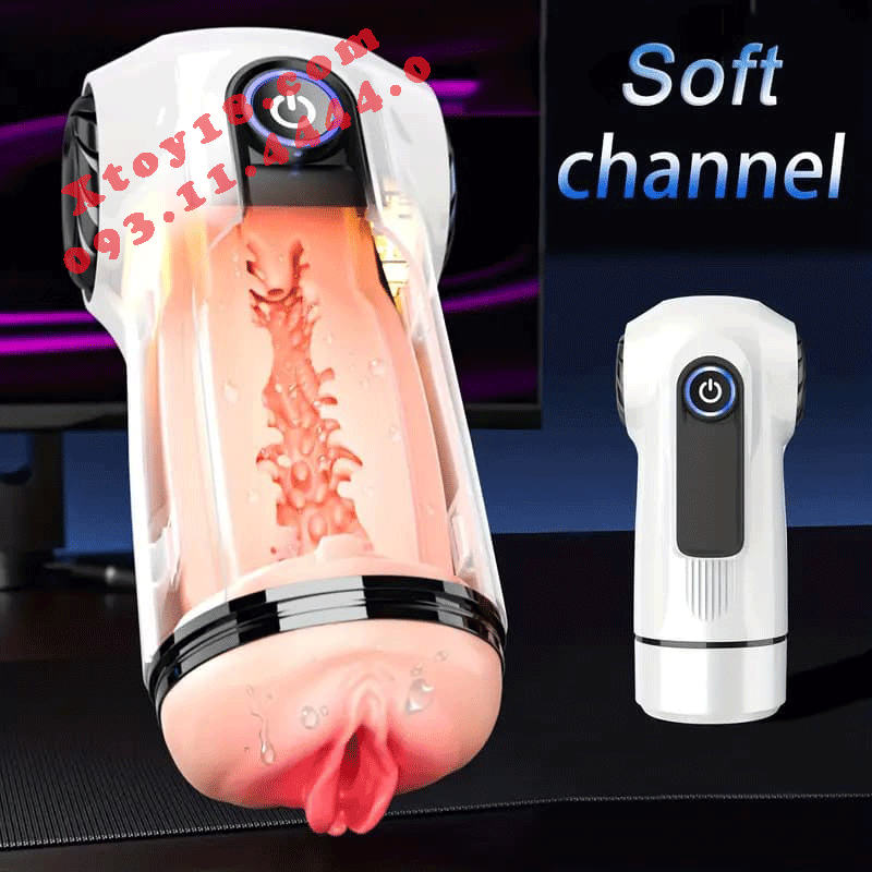 Âm Đạo Giả KOMOTOY Cao Cấp Rung Mút Co Bóp Phát Âm Thực