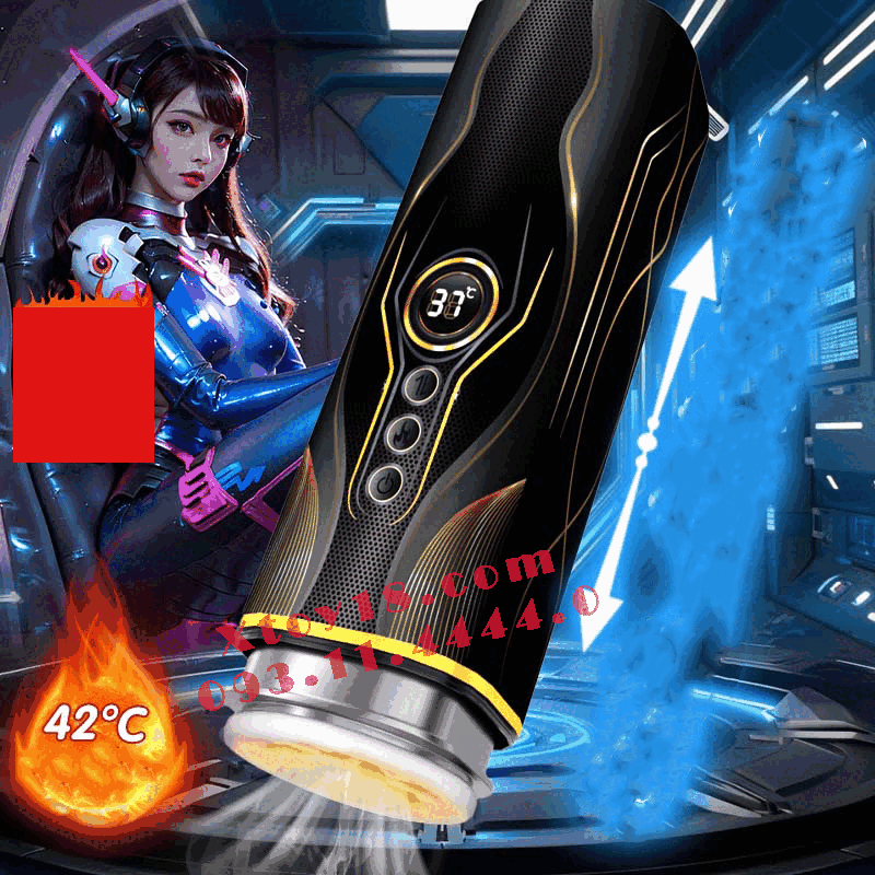 Âm Đạo Giả MECHA Cao Cấp Thụt Rung Phát Nhiệt Hàng Đẹp Giá Tốt