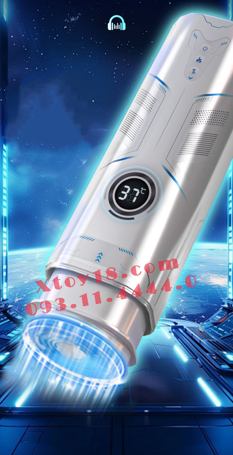 Âm Đạo Giả ARES Cao Cấp rung thụt phát nhiệt phát âm tuyệt đỉnh