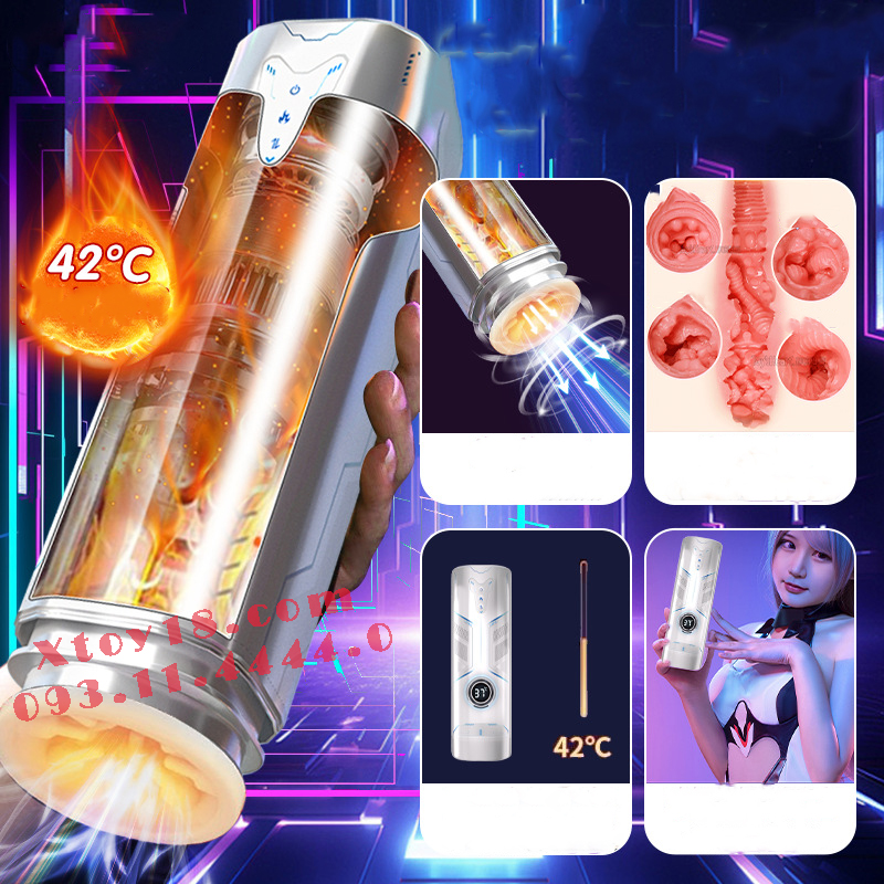 ARES âm đạo giả cao cấp rung thụt phát nhiệt phát âm bán chạy