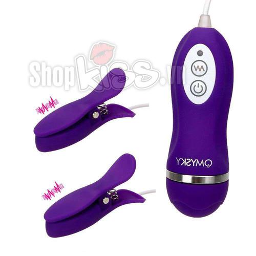 Omysky Breast Clamp Vibrator Nipple Stimulator New Air