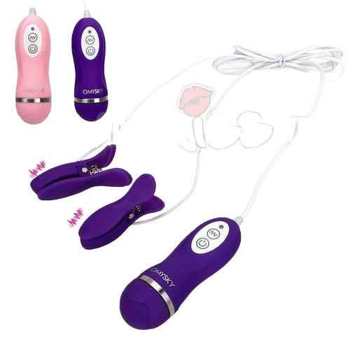 Sỉ Bộ kẹp vú có rung OMYSKY kích thích bạo dâm  hàng mới về 