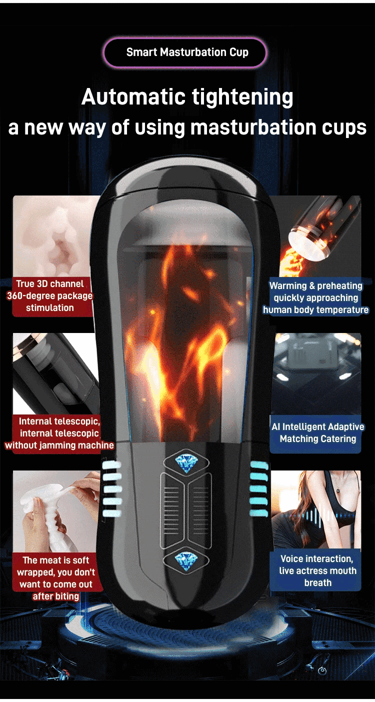 Máy Thủ Dâm XIAI Đế Hít Cao Cấp Rung Co Sưởi Âm Thanh