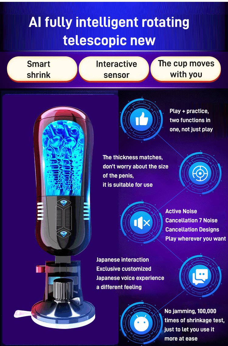 Máy Thủ Dâm XIAI Đế Hít Cao Cấp Rung Co Sưởi Âm Thanh