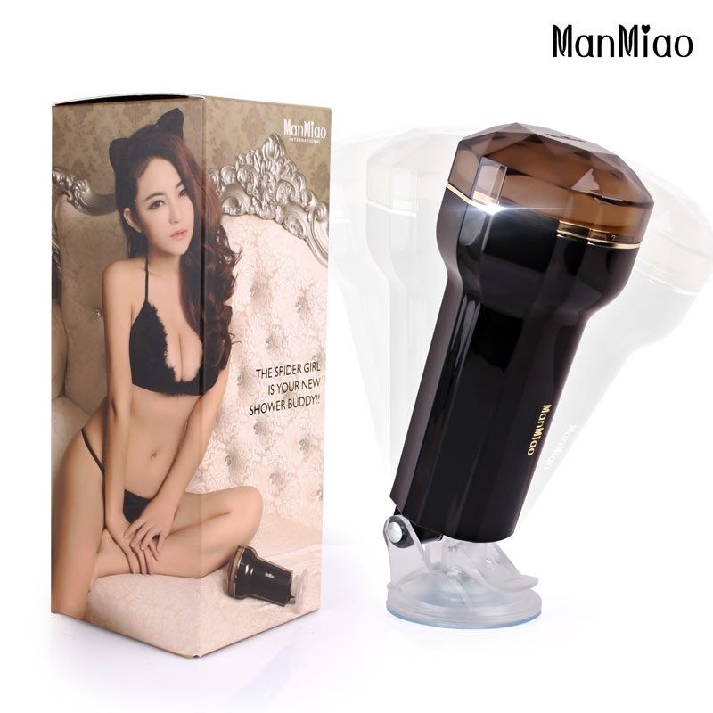 Âm đạo giả Manmiao Spider Girl cúp có đế dính chắc chắn 