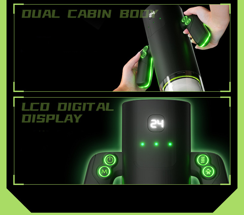 Flyer Âm Đạo Giả Cao Cấp Chống Nước Thụt Rung Mút Co Bóp