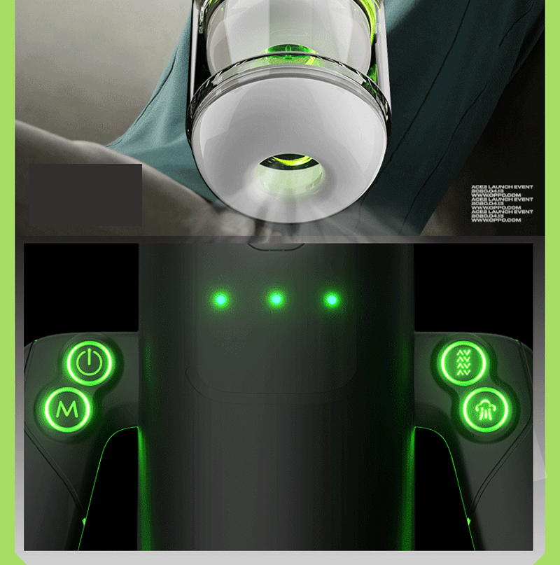 Flyer Âm Đạo Giả Cao Cấp Chống Nước Thụt Rung Mút Co Bóp