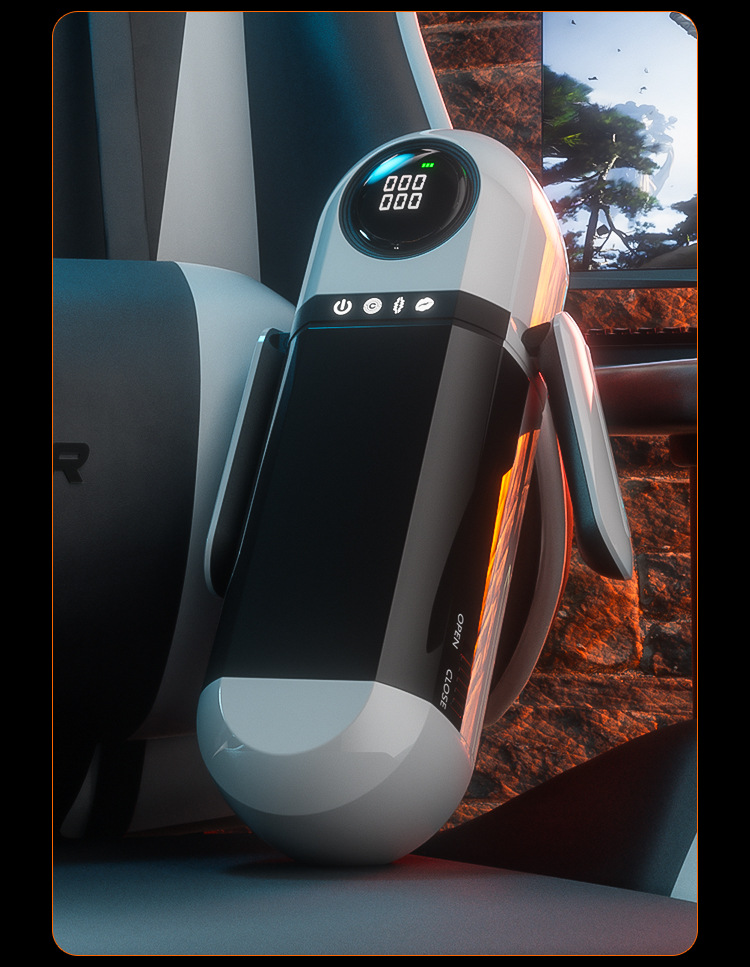 Máy Thủ Dâm JIYU Tự Động Siêu Mạnh Thụt Rung Mút Co Bóp