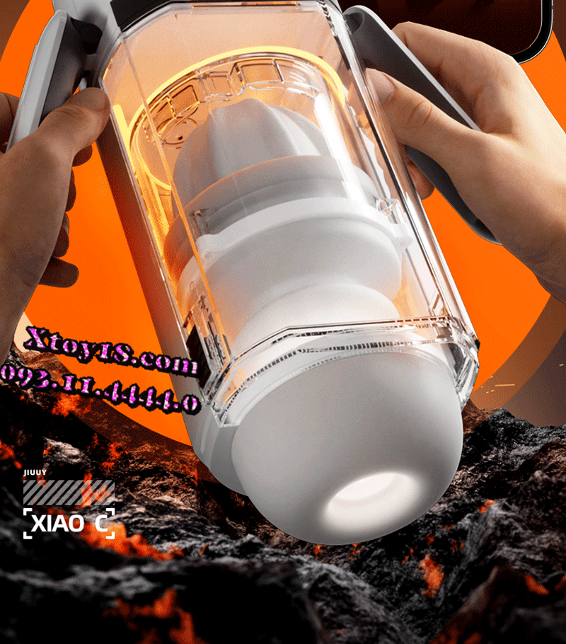 Máy Thủ Dâm JIYU Tự Động Siêu Mạnh Thụt Rung Mút Co Bóp