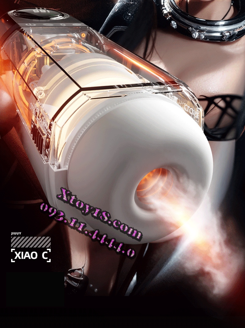 Máy Thủ Dâm JIYU Tự Động Siêu Mạnh Thụt Rung Mút Co Bóp