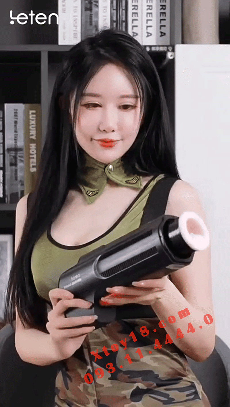 Âm Đạo Giả Gun King Cao Cấp | Thụt Rung Co Bóp Phát Âm