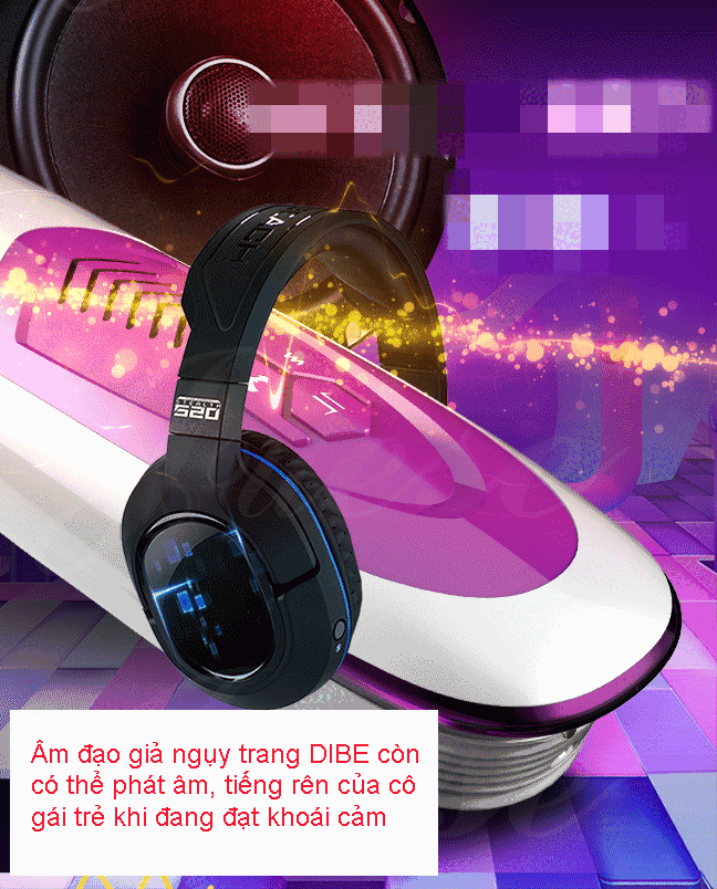 Âm Đạo Giả DIBE Cao Cấp Rung Mút Phát Nhiệt Phát Âm Thực Tế