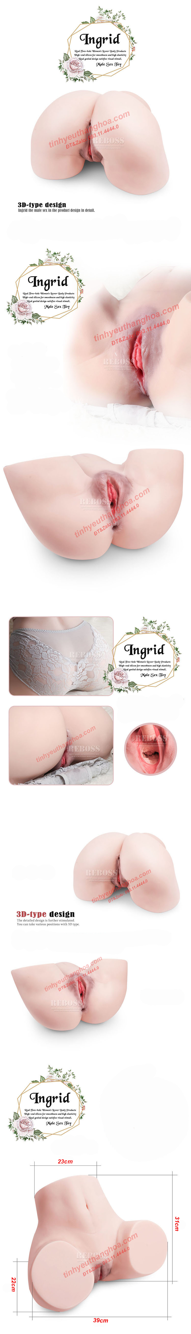 Kho sỉ Âm Đạo Giả - Siêu Vòng 3 INGRID: Rung - Phát Âm  có tốt không?