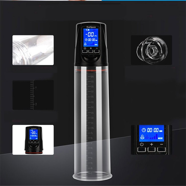 Free Space Penis Enlargement Vacuum Pump 30cm Natural