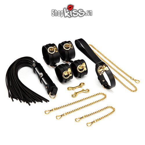 Bộ đồ chơi da bạo dâm cao cấp sang trọng kích thích