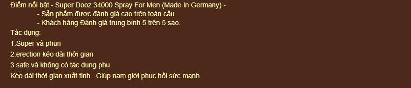 Thuốc Xịt Gragons Chống Xuất Tinh Sớm Tăng Cường Sinh Lý