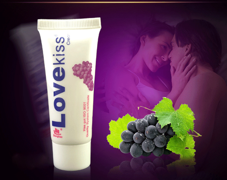 Love Kiss Grape Scent Lubricant for Smooth, Comfortable Sex